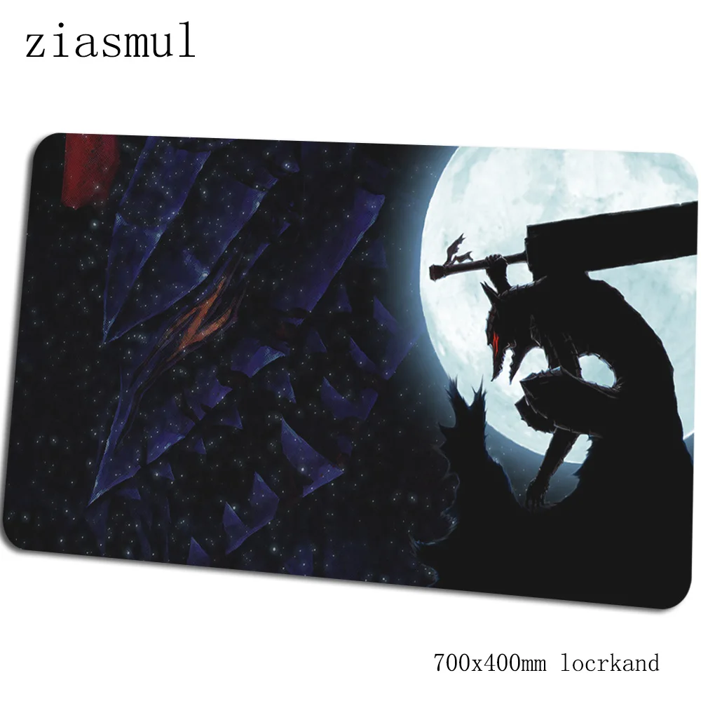 Коврик для мыши berserk 700x400x3 мм игровой коврик для мыши большой коврик для геймера HD печатная игровая компьютерная настольная клавиатура со встроенной мышью высококачественные игровые коврики - Цвет: Size 700x400x3mm