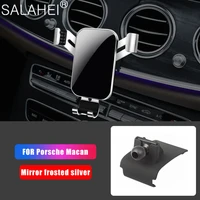 gps holder for mobile phone air vent mount cell in dashboard clip for porsche macan style accessories interior for smartphone