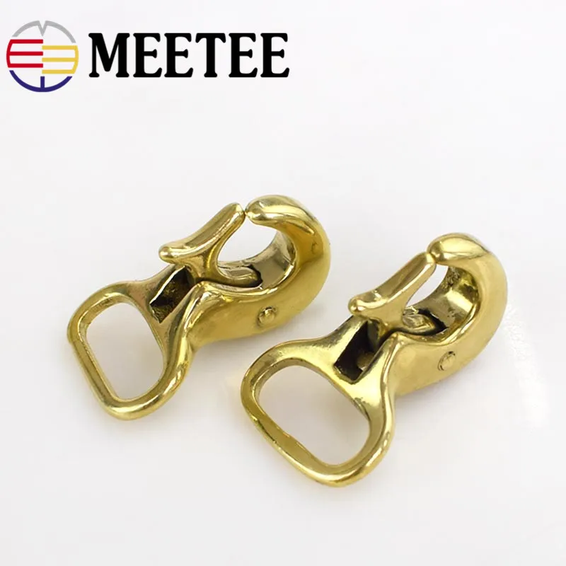 Meetee 1 шт. 21 мм искусственная латунь быстросъемная Пряжка сделай сам кожаные