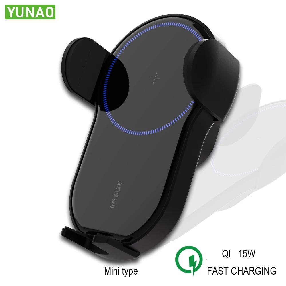 YUNAO YT01 беспроводное автомобильное зарядное устройство 15 Вт Qi Быстрая зарядка