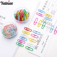 yatniee 50pcsbox paper clip binding needle school office binding supplies stationary binder clip