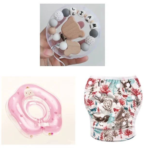 Набор со стандартным держателем с именем ребенка + надувной буй для экологически