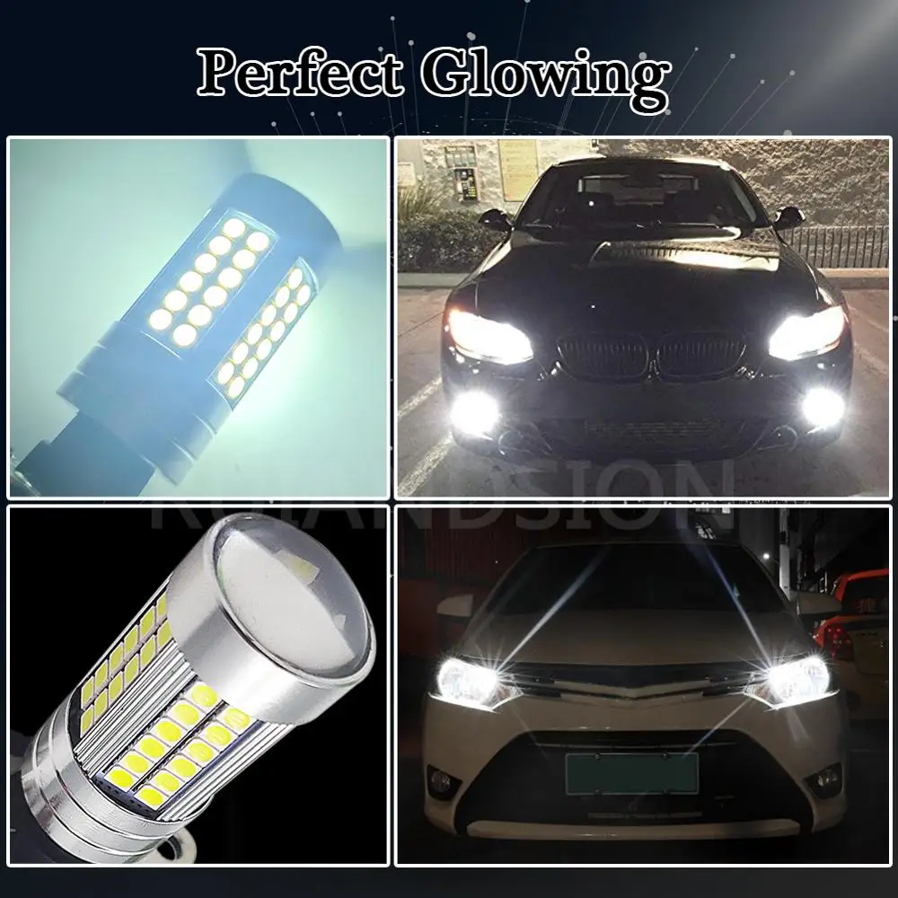 

2Pcs 3030 66smd PH16W Canbus Led Bulb Car Backup Reverse Light Bulb Auto Turn Signal Lamp White 10-30V 12V 24V 1200Lm For Porche