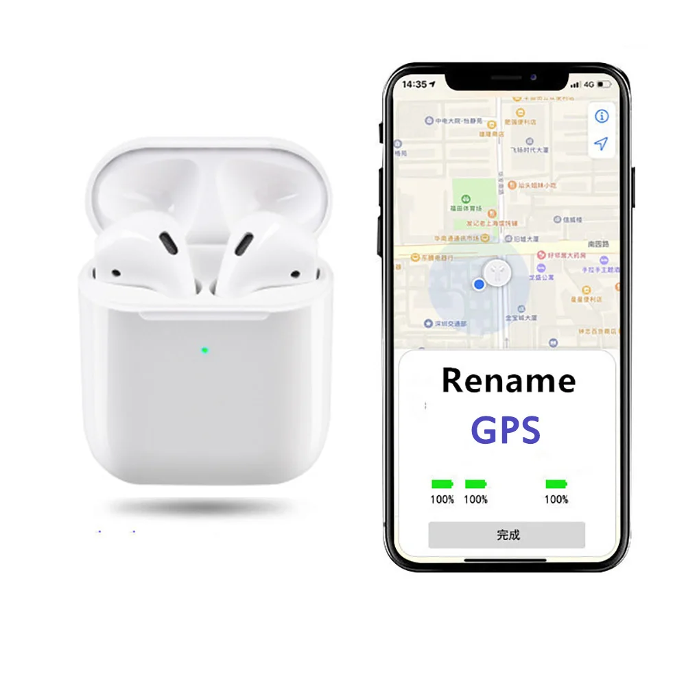 I9000 наушники вкладыши tws с Air 2 Беспроводной зарядки Bluetooth 5 0 гарнитура размеры 1:1
