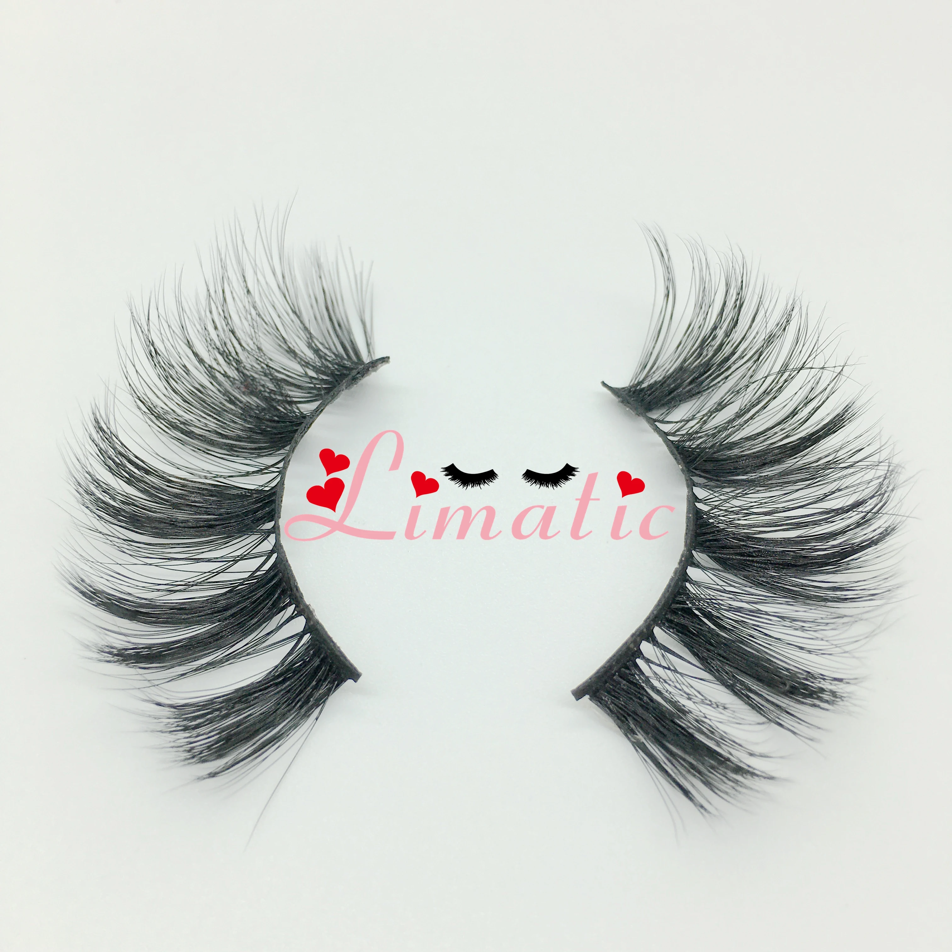 Синтетические волоконные ресницы без жестокости частная этикетка изготовленные