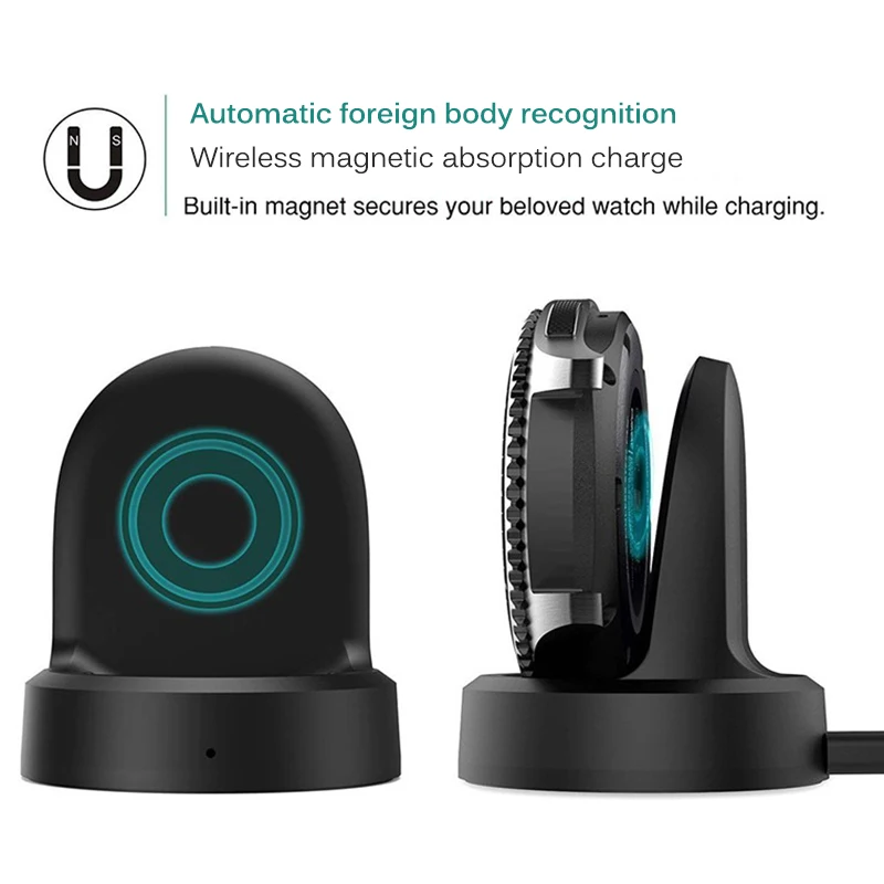 Smart Watch Charging Dock USB Charger Cradle Portable Replacement Watch Charging Dock For Galaxy Smart Watch Gear S2 S3