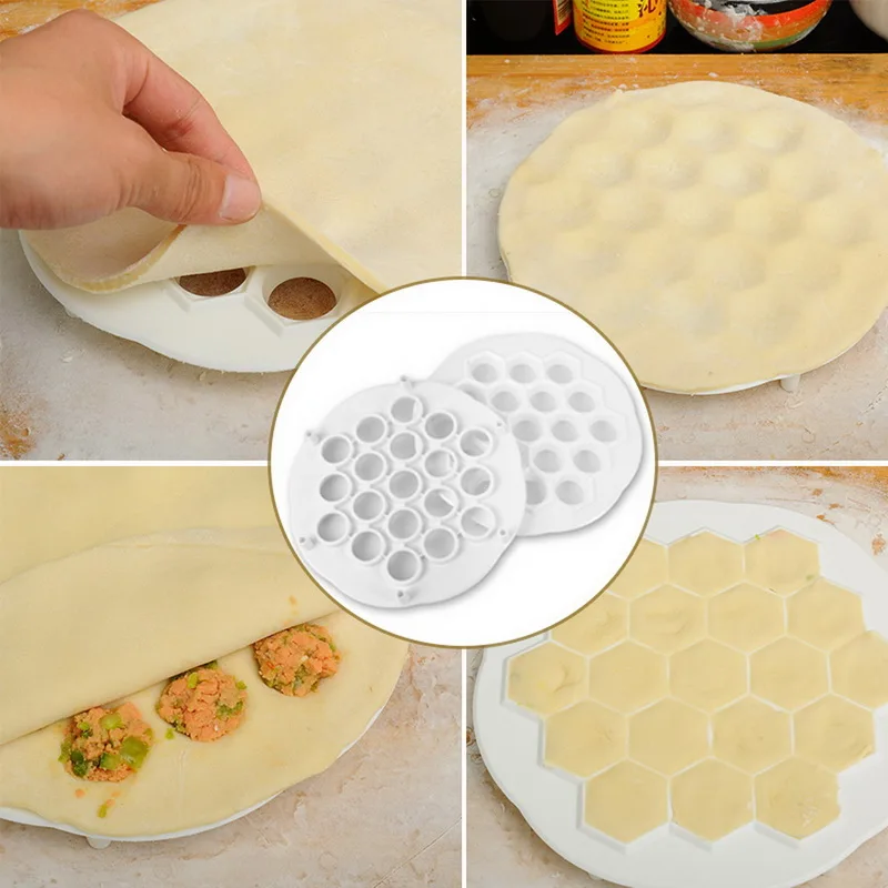 

19 Holes Kitchen Dough Press Ravioli Making Mould Dumpling Mold Maker DIY Maker Dumpling Pelmeni Mold Pasta Form kitchen tools