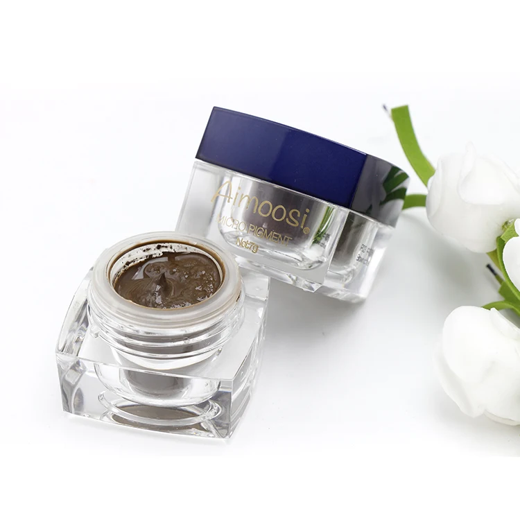 Aimoosi Mirco blading Перманентный макияж Пигментные чернила для татуировки паста бровей