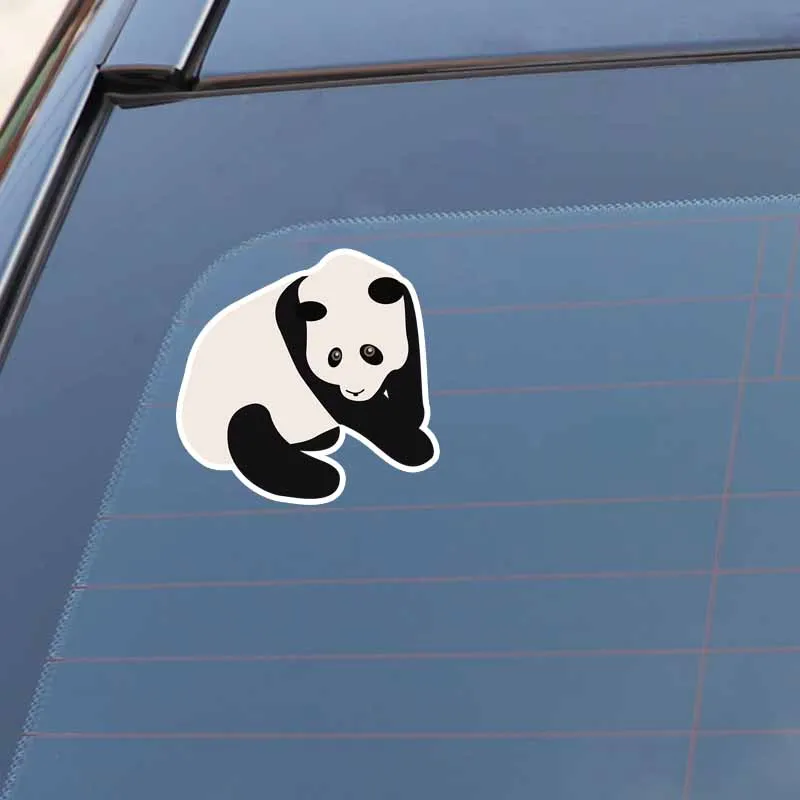 Модная наклейка в виде животного панда автомобильная ПВХ автомобильное