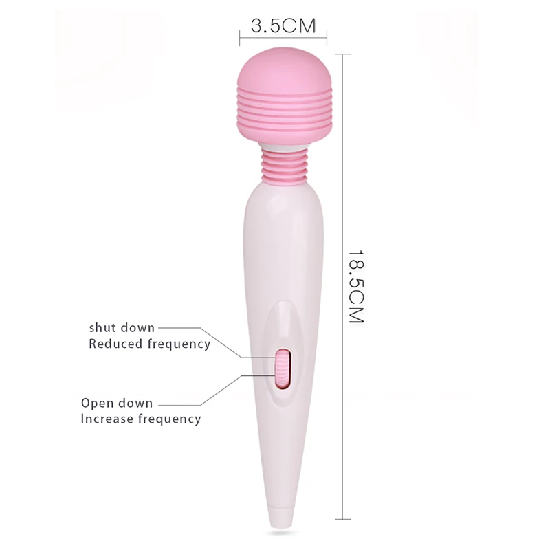 Регулируемый секс продукт HEYIYI Мощный Тихий Вибрационный массажер AV вибратор для