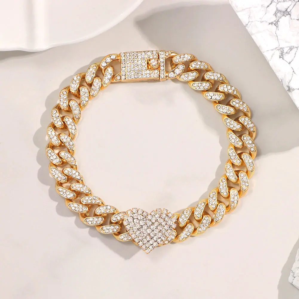 Анклет с кристаллами в форме сердца для женщин и мужчин ювелирные украшения ног