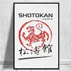 Shotokan Karate тигр на холсте абстрактный постер Картина декоративная картина современный нордический стиль Декор для гостиной
