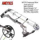 Блочный лук M129 30-70 фунтов, легкий подъемник из магниевого сплава, Рогатка, шкив для стрельбы из лука, аксессуары для охоты