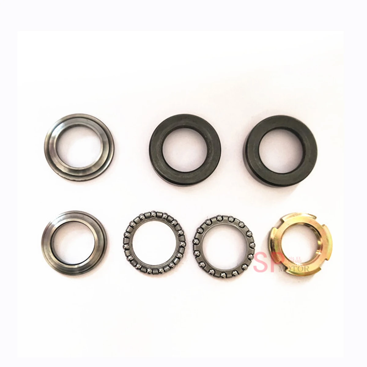 

Steering Column Bearing Chinese for Halei Electric Scooter Steering Stem Bearing Seven Piece Set Parts