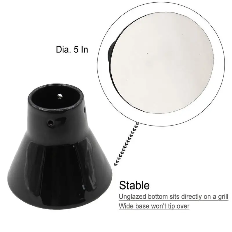 Керамическая курица гриль пивные банки стойка Вертикальная птица приготовления