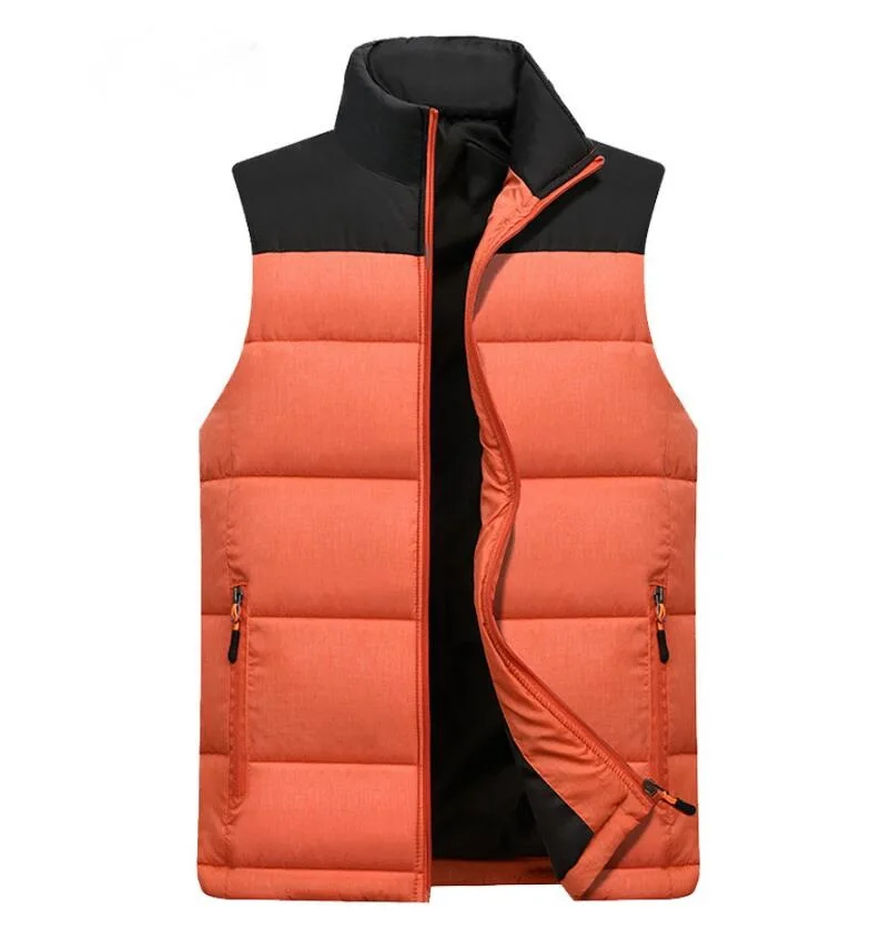 

New Mens Jackets Sleeveless Vest Winter Men's Warm Down Vest Homme Casual Thicken Waistcoat Chalecos Para Hombre 4XL