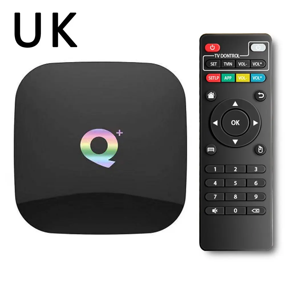

Q+PLUS H6 Wifi High Definition Network TV Set-top Box 6K+ Remote Control Tv Box Multimedia Player With Reliable Network