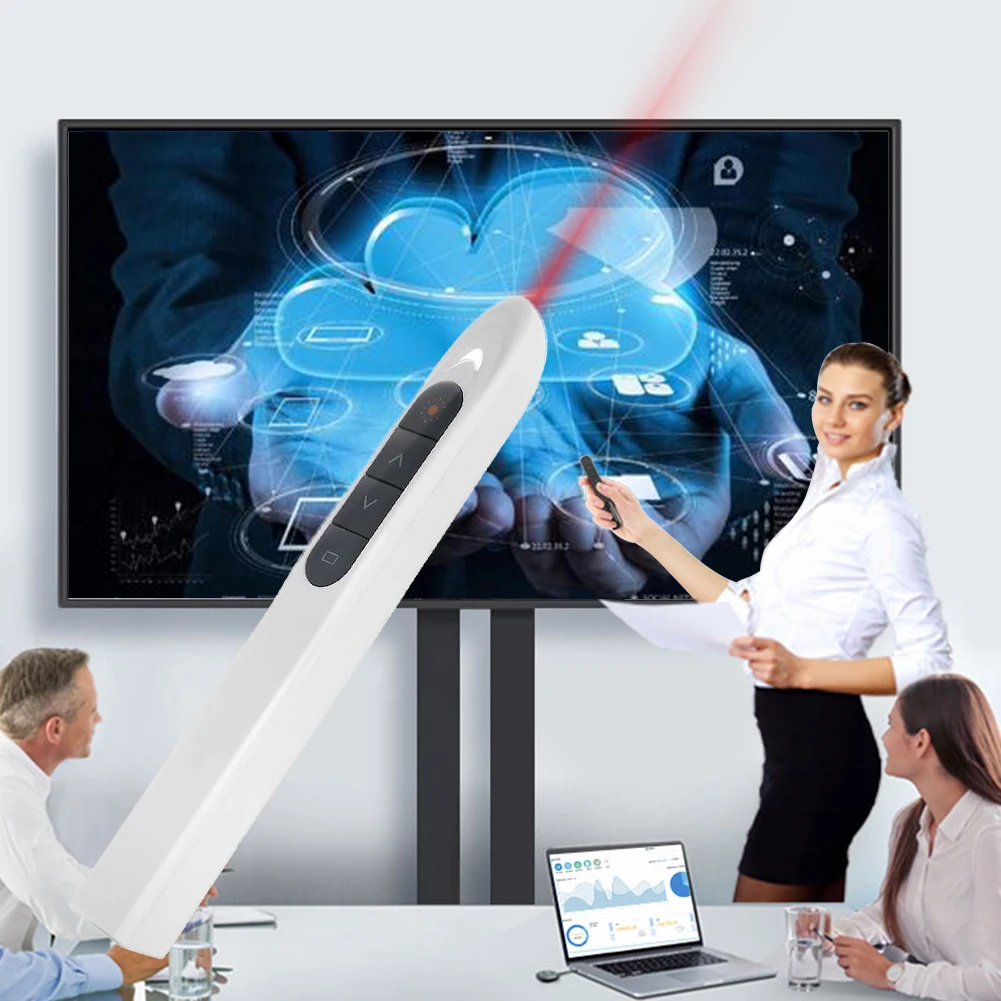 Беспроводной лазерный Презентер беспроводная презентация PowerPoint USB лазерная