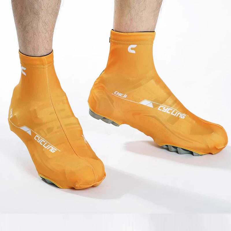 High Elasticity Cycling Shoe Cover Waterproof Breathable Bicycle Cycling MTB Bike Cycling Shoe Wrapping Reusable Shoe Covers