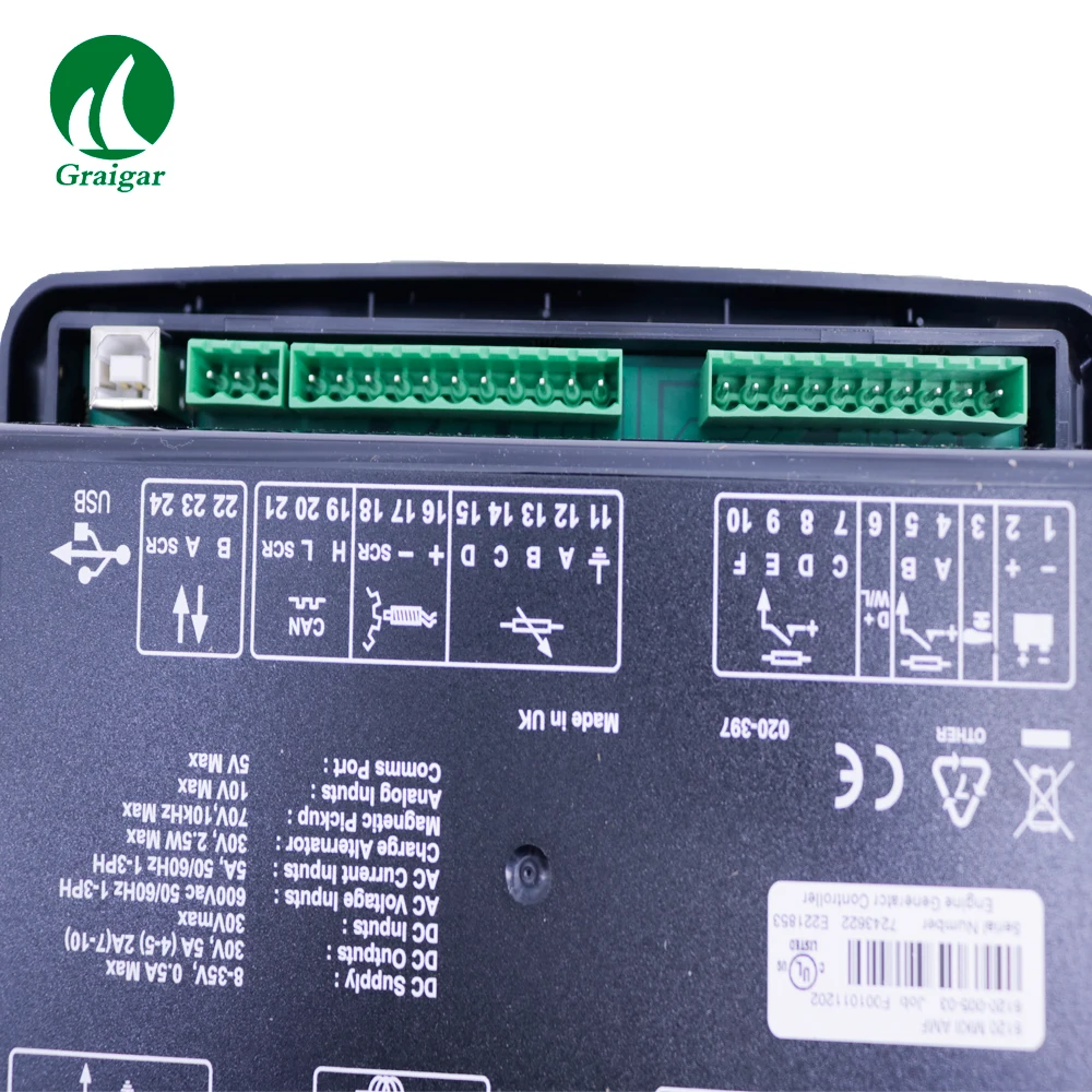 Deep Sea DSE6120 MKII автоматический сетевой (утилита) модуль управления сбоями для одного