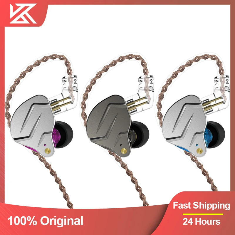 

KZ ZSN PRO 1BA+1DD Hybrid Earphone Headset HIFI Earbuds In Ear Monitor Earphones sport For ASX ZAX ZSX Zs10 As10 Zst S2 S1 AS16