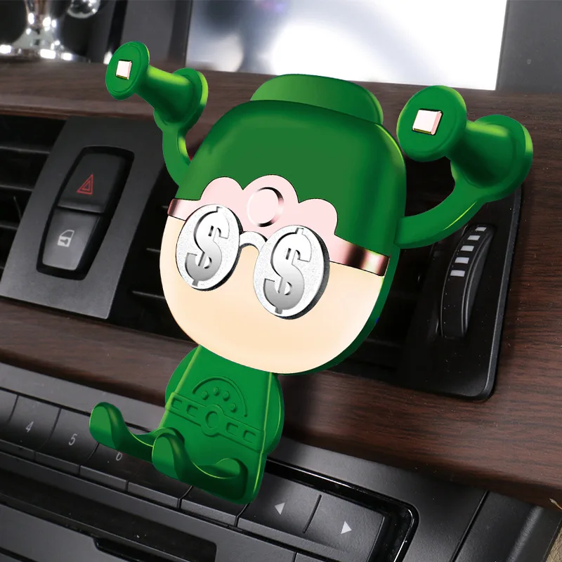 

Fashion Creative Car Phone Frame Money Coming Mobile Frame The Air Outlet Of The Multifunctional Vehicle With Navigation Frame