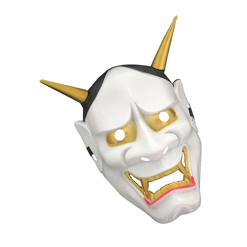 Kосплей Mаска Hannya Mask Halloween Collective Decorative Resin Japan Buddhism Prajna Ghost Scary Masquerade Helmet | Дом и сад