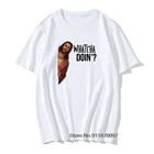 Мужские футболки с принтом Иисуса наблюдает за мемом, Ретро футболка из чистого хлопка высокого качества, винтажные футболки, Юмористические топы, футболки