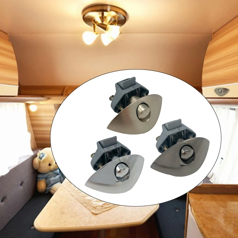 

Diameter 20mm Camper Car Half-moon Push Lock RV Caravan Boat Drawer Latch Button Locks For Furniture Hardware W91F