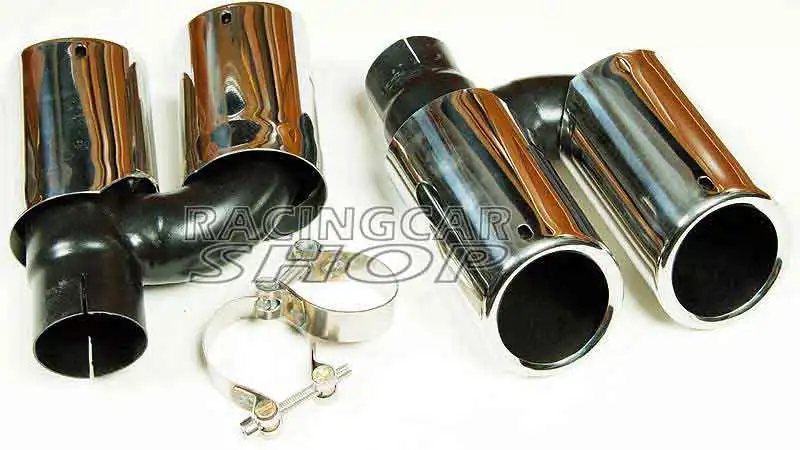 Quad глушитель наконечники Pip 1 пара для AUDI A5 A6 C7 A7 Non-Sline 2012UP A081W