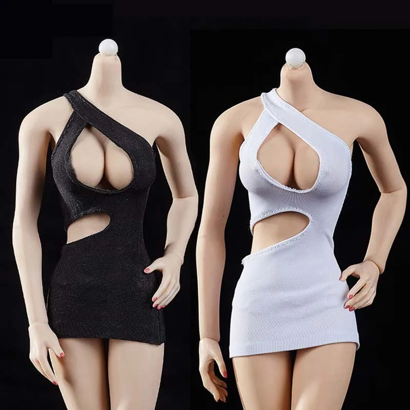 Женское сексуальное платье в масштабе 1/6 обтягивающая юбка модель одежды для