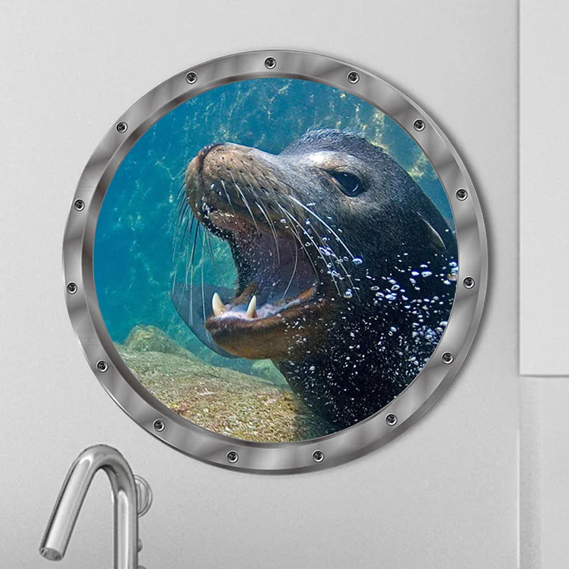 Милые животные в виде акулы кораллов рыбок черепахи морского мира 3D фотообои