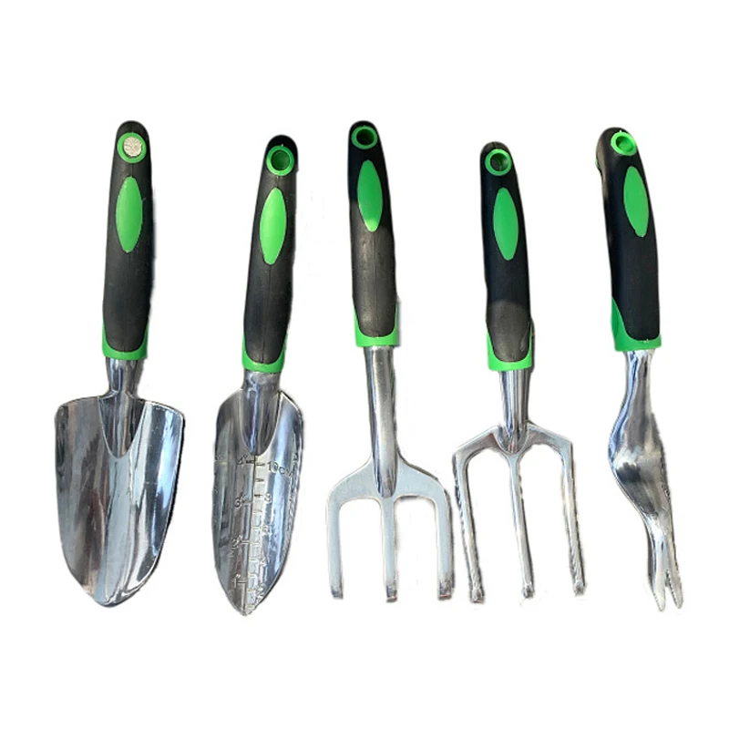 

Garden Tool Set 9-Piece Aluminum Alloy Lightweight Gardening kit with Soft Rubber Anti-Skid Ergonomic Handle JA55