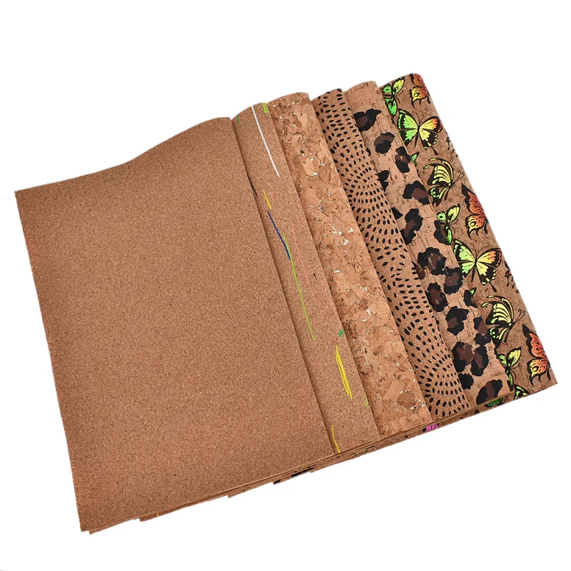 Винтажные мягкие пробковый материал ручной работы A4 для женщин аксессуары