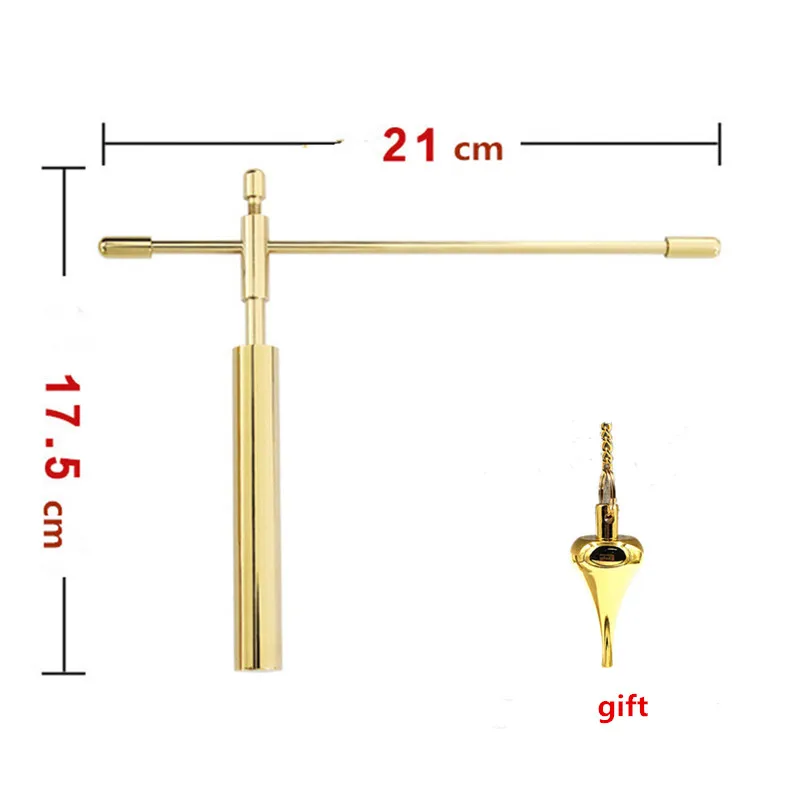 

Brass Pendulum Meatl Pendant Looking For Dragon Rule Copper Detector Stick Divination Aid Compass Feng sShui Supplies