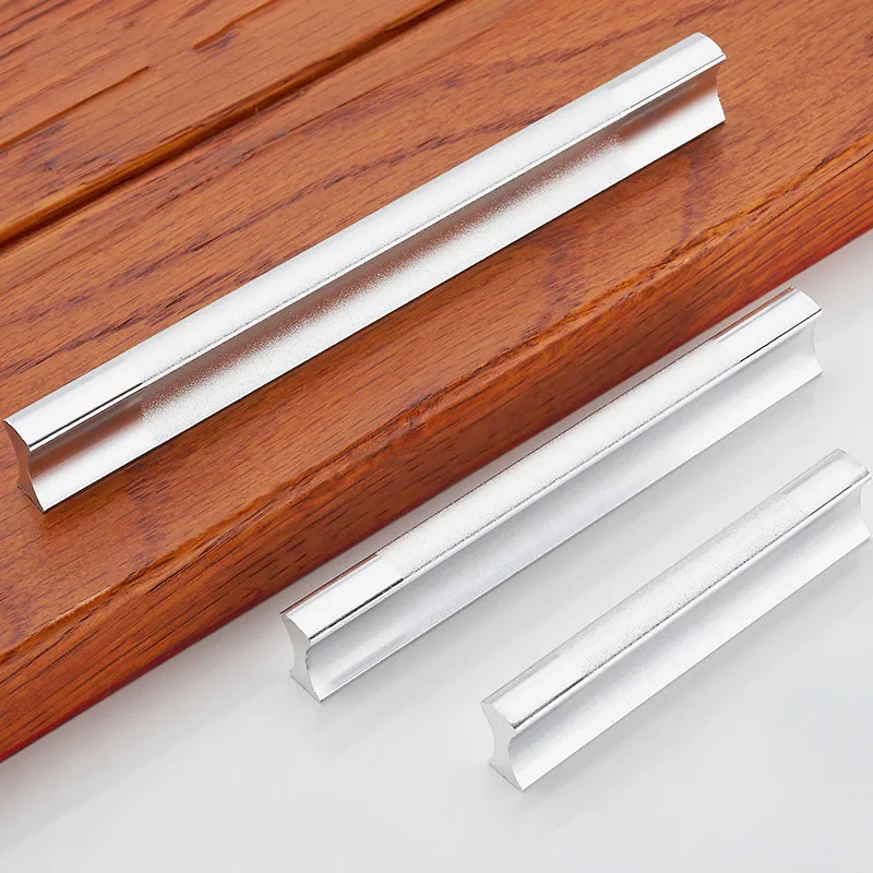 Тяги ящика Кухня ручки Алюминий сплава двери шкафа держатель Чехол Коробка