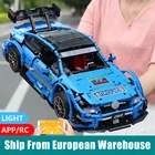 Литая машина King 13073 APP, совместимая с фотомагнитами, гоночный автомобиль, строительные блоки, кирпичи, управление через приложение, Радиоуправляемый автомобиль, детская игрушка