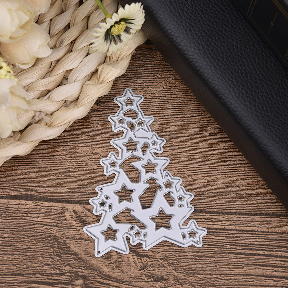 DIY креативные снежинки Вырубные Формы Рождественские металлические штампы