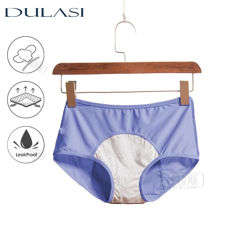 

Leak Proof Menstrual Period Panties Women Underwear Physiological Pants Cotton Health Seamless Briefs High Waist Dropshiping