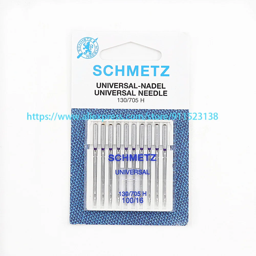 10 Pcs Genuine Germany Schmetz Universal Needle 130/705 H 10