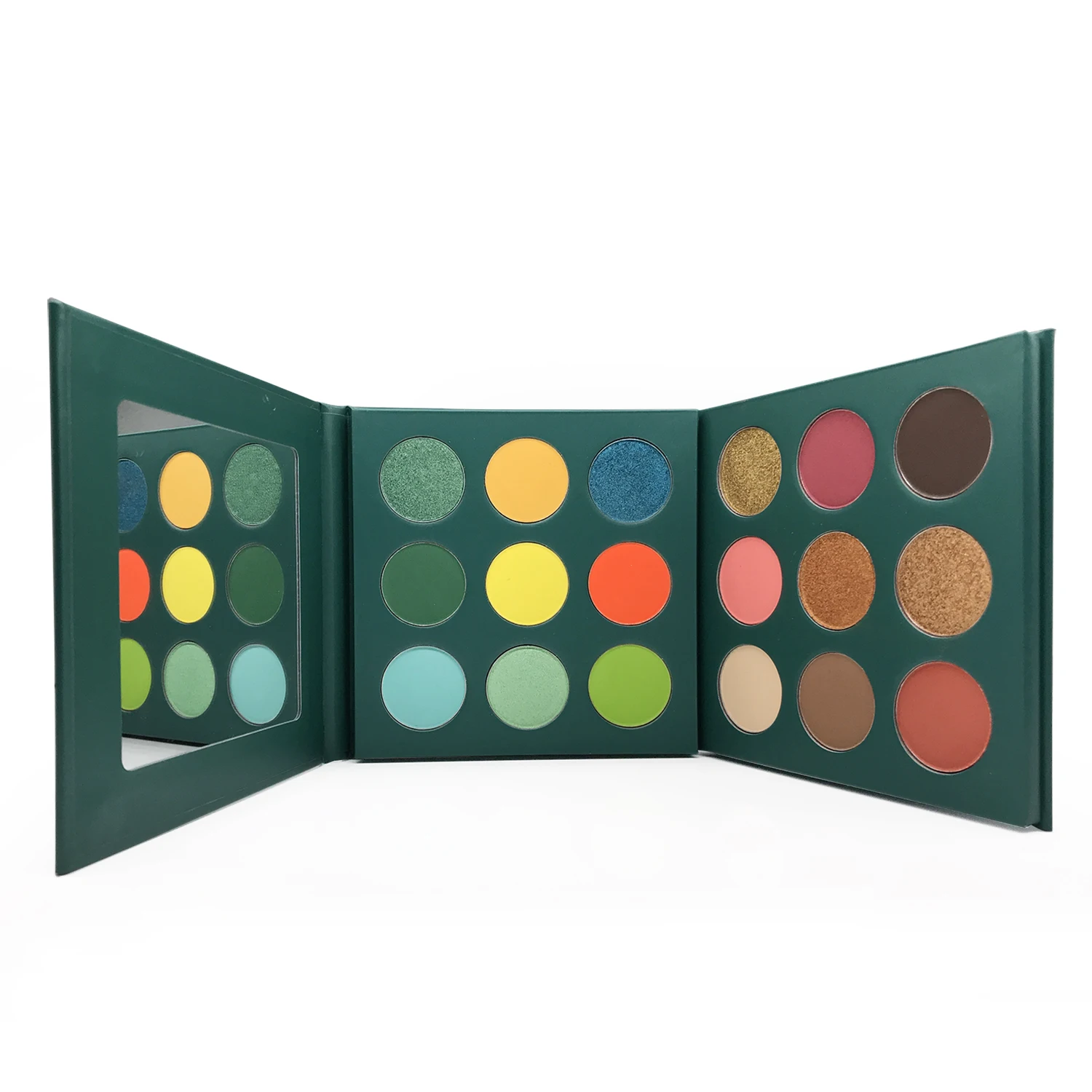 

9 Colors Portable Pigmented Eye Shadow Palette with Mirror Shimmer Professional Makeup Eyeshadow Palette 2021 Spring Colors