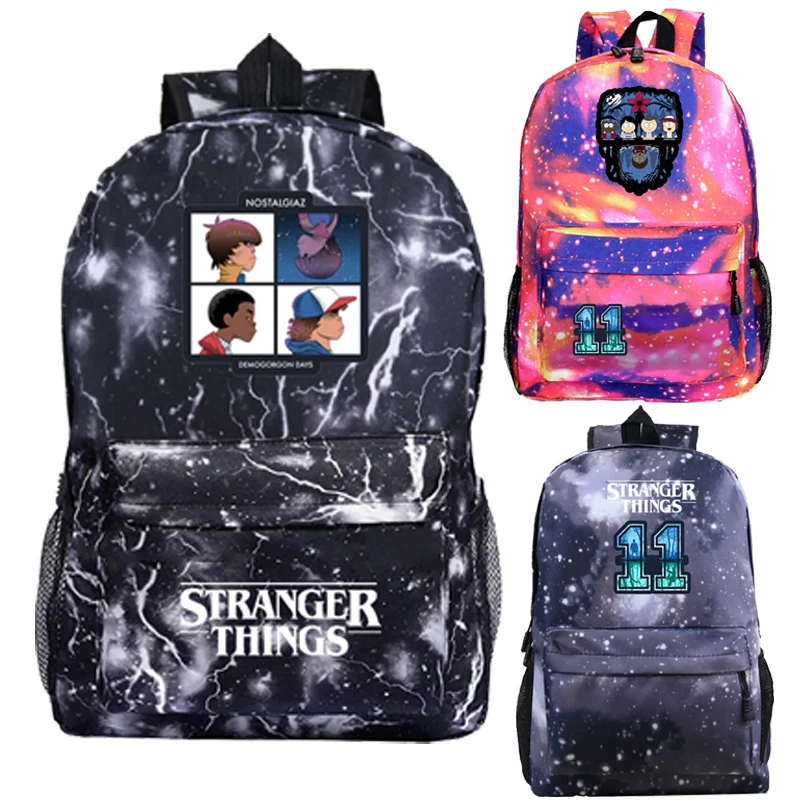 

Stranger Things Backpack For Teens Boys Girls Schoolbags Men Travel Knapsack Women Casual Rucksack Kids Bookbags Mochila
