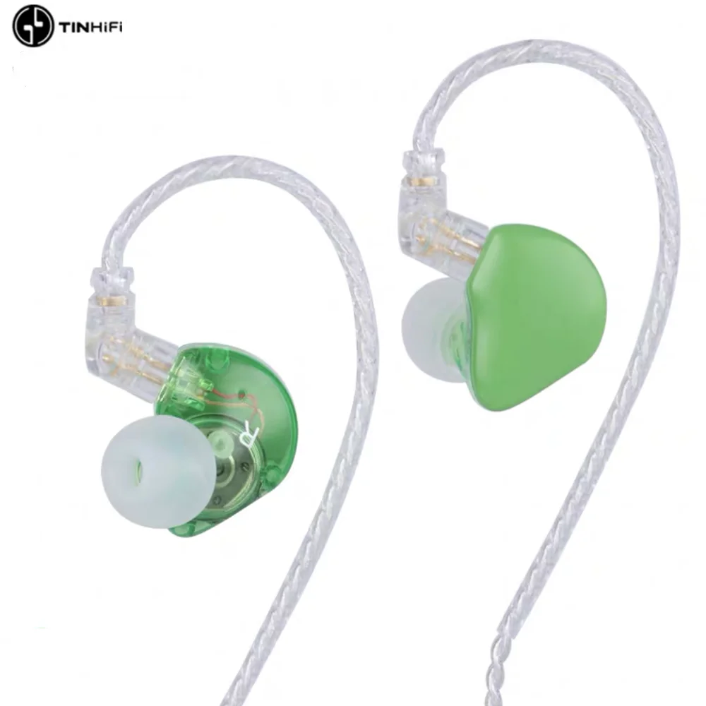 

TINHIFI T1 PLUS HIFI Headset 10mm Beryllium Diaphragm Dynamic Driver Earphone Music Sport Earbud With 2Pin Cable T2 T3 T4 P1 P2