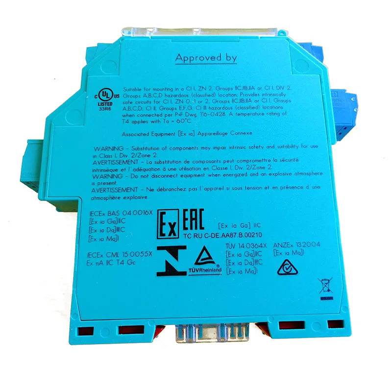 

KFD2-SR2-EX1.W Isolated Safety Grate Power Supply Voltage 19-30VDC Rated Current 35mA Relay Contact Output New Original