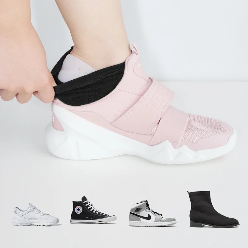 3ANGNI Invisible Height Increase Insoles Women Men Heel Pads Silicone Gel Lift Sole Dress In Socks Cracked Foot Skin Care Tool