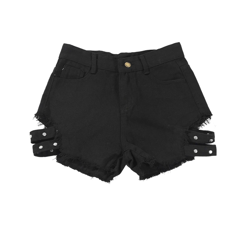 Black Shorts Костюм для косплея Himiko Toga, футболка, шорты, костюм, Boku no Hero Academy, школьная форма Хэллоуин, пижама для вечеринки - Цвет: Black Shorts