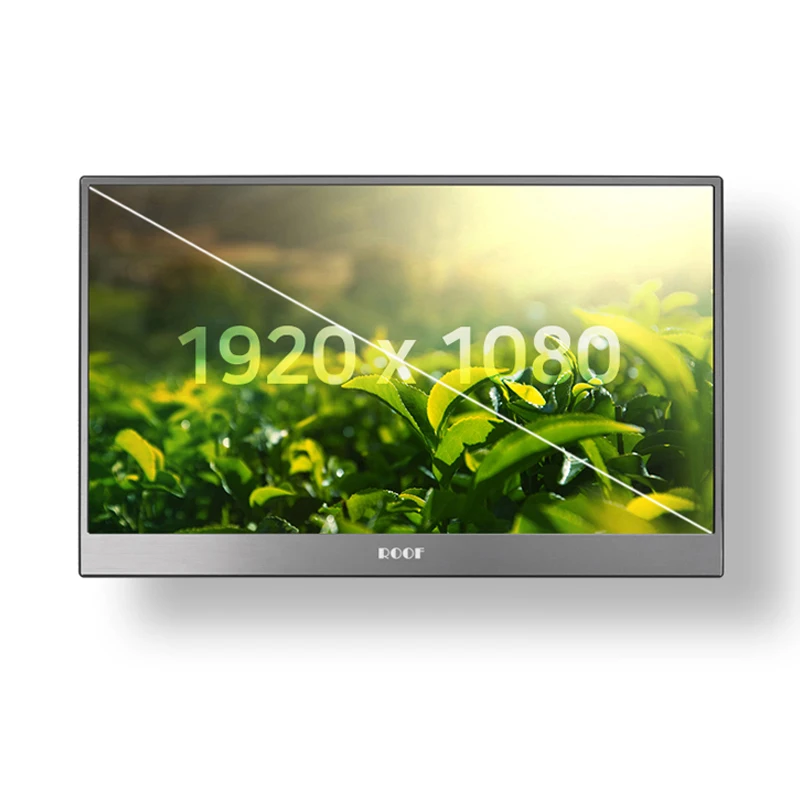 저렴한 휴대용 모니터, 터치스크린, 15.6 인치, 10 포인트 터치 FHD IPS 스크린, USB C타입, HDMI 디스플레이, 노트북, PS4, 스위치, 엑스박스 폰용