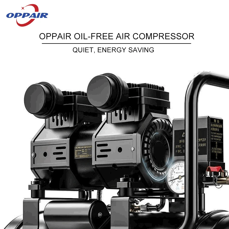 Масляный бесшумный медицинский воздушный компрессор насос для