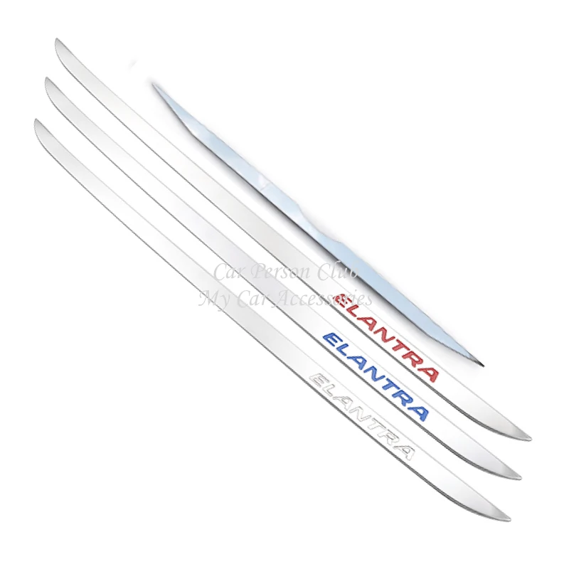 

Для Hyundai Elantra 2016-2019 полоса багажника из нержавеющей стали для багажника задняя дверь крышка молдинг отделка Аксессуары для стайлинга автомо...