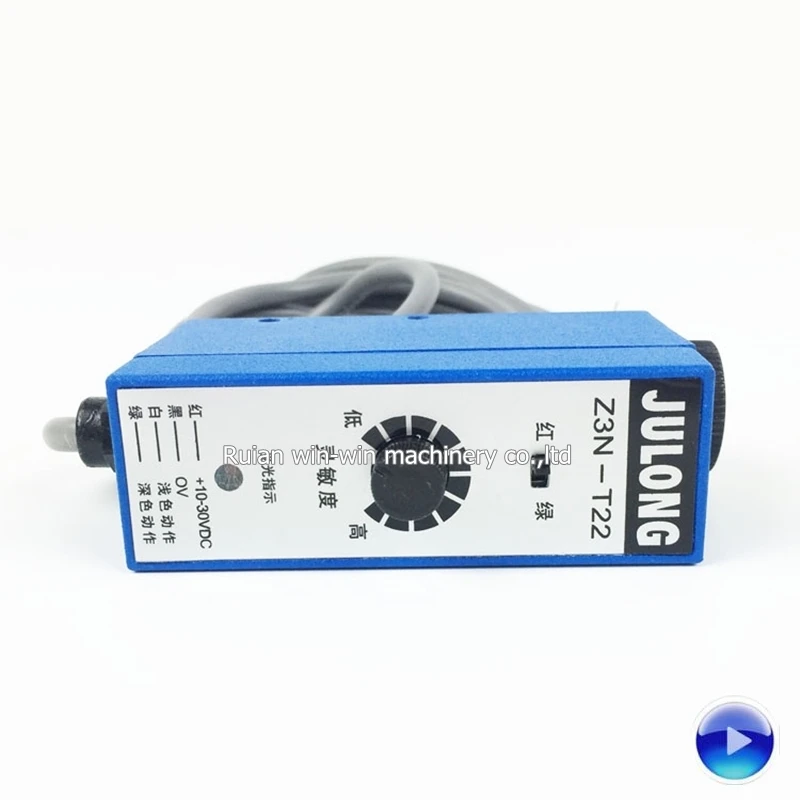 2 шт. JULONG Z3N-T22 Z3NT22 цветной датчик высокой чувствительности коррекция цветного кода фотоэлектрический глаз для сумки делая машину